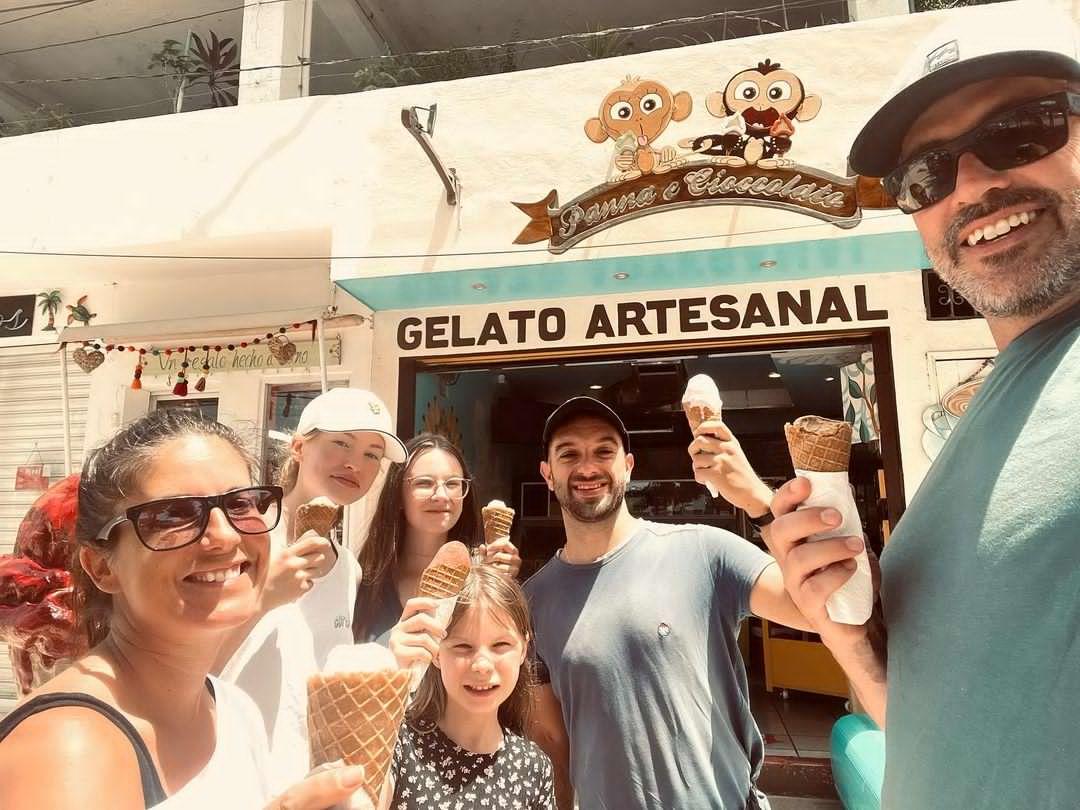 Moment de partage au Mexique